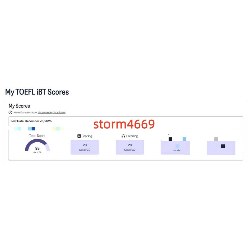 广州某同学托福保分出93分